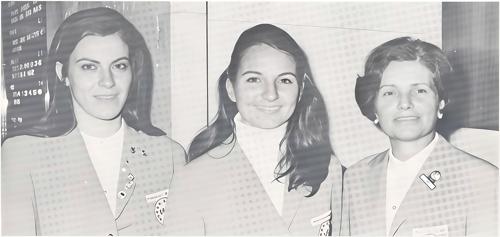 Mrs. Maria Julia Caserta de Aftalion, Miss Marta Saenz Valiente, Mrs. Carmen Boca Castex de Conen